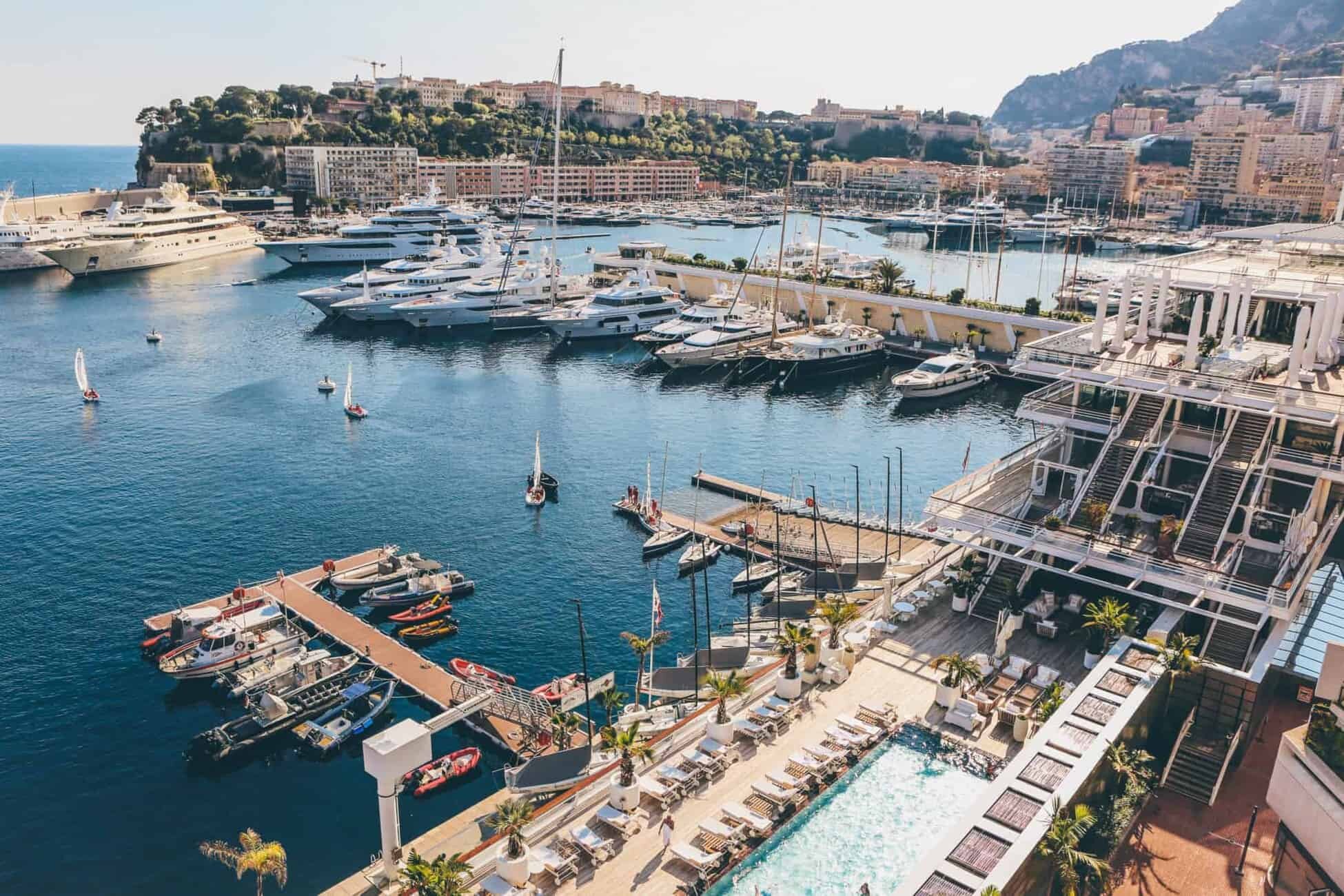 Monaco Marina is a yachting hub for getting a yacht job