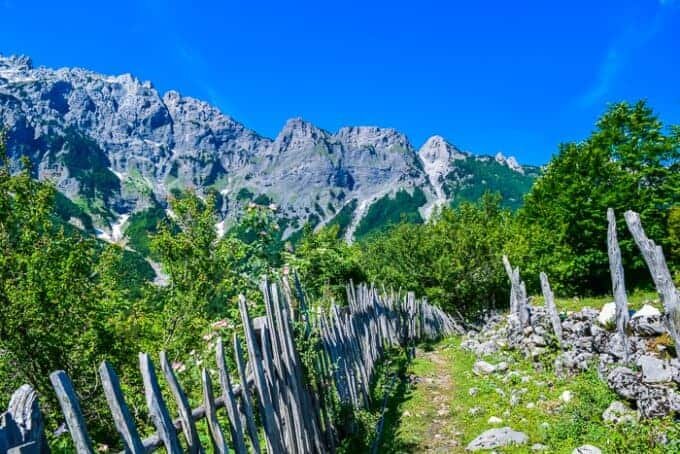 Hiking trails in Albania